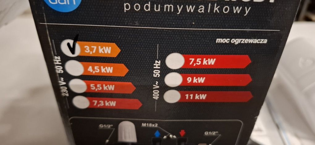 Ogrzewacz wody 3.7 kW