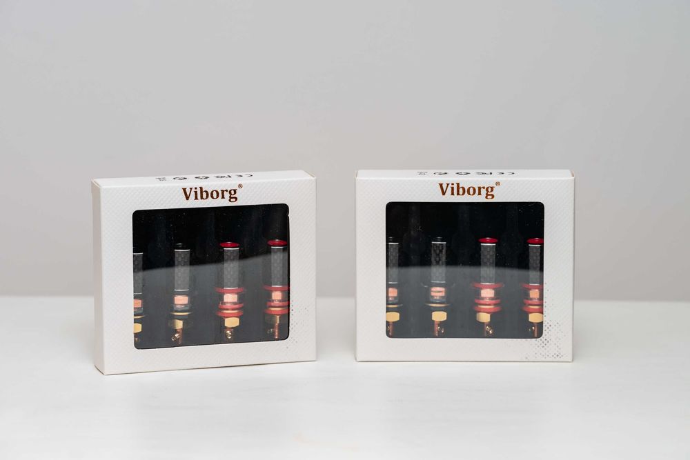 Terminais para amplificador/coluna audiófilos Viborg BP-604