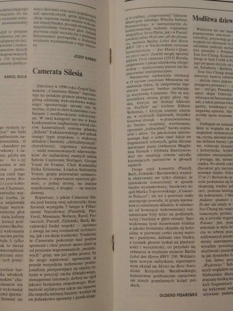 Ruch muzyczny z 19.03.1995, nr 6, rok 1995 czasopismo