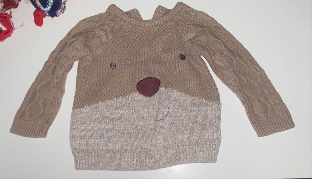 Sweter świąteczny dla niemowlaka