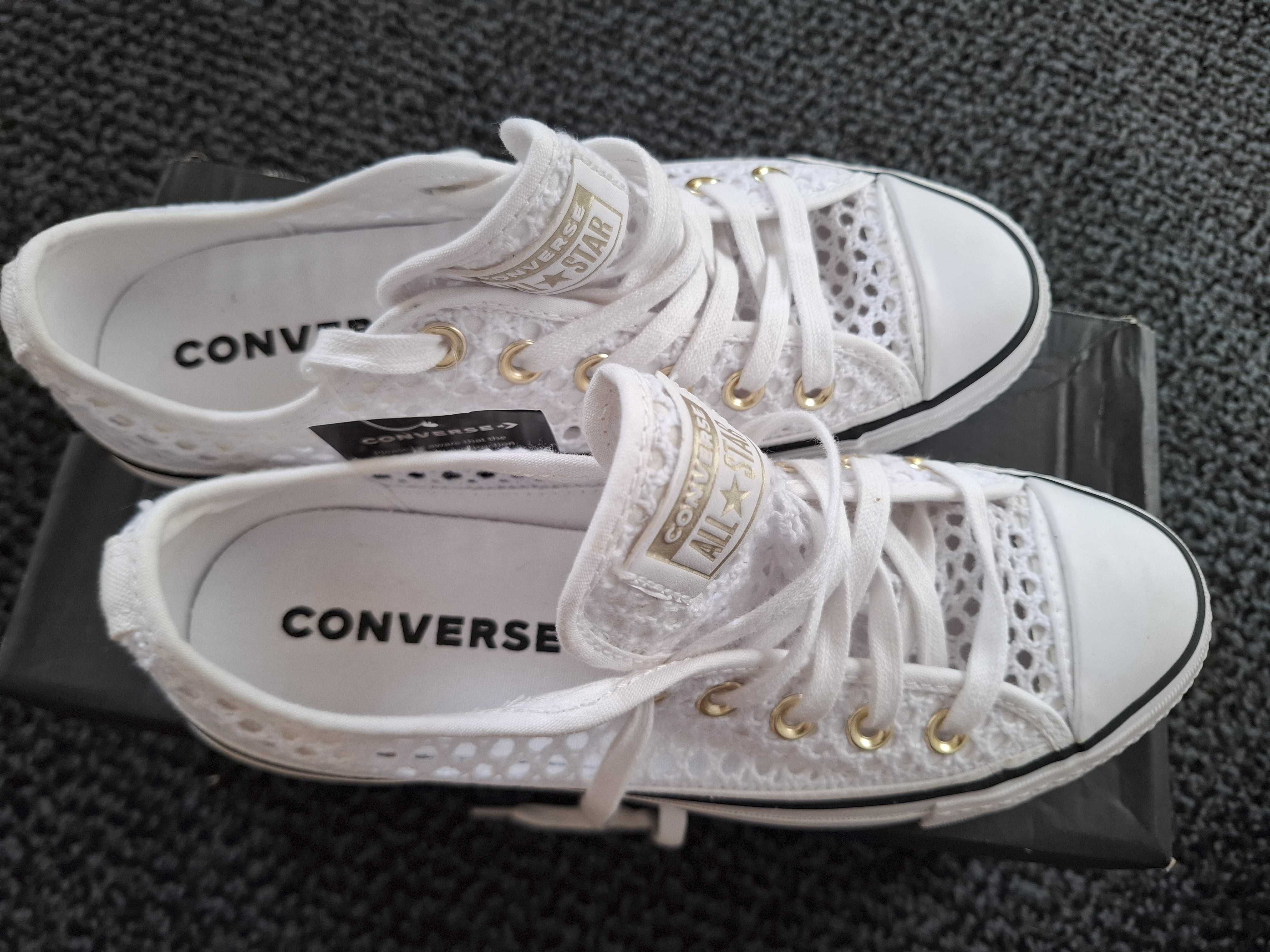 CONVERSE ALL STAR ażurowe NOWE trampki r.38