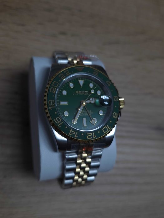 Zegarek Seiko GMODT S/G RootGreen, nowy, stal 904l