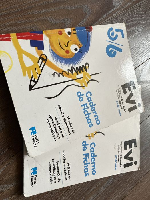Caderno de Fichas EVI 5/6, usado