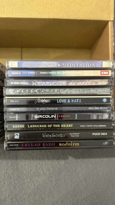 Zestaw płyt cd używane