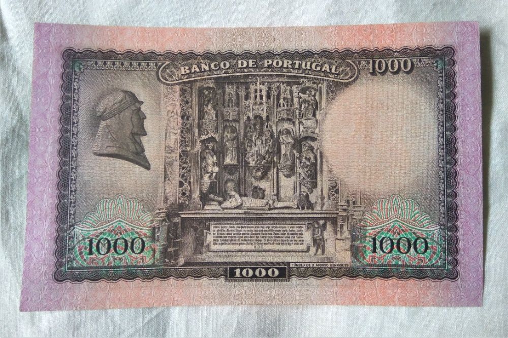 Nota 1000 Escudos 1942 Chapa 7