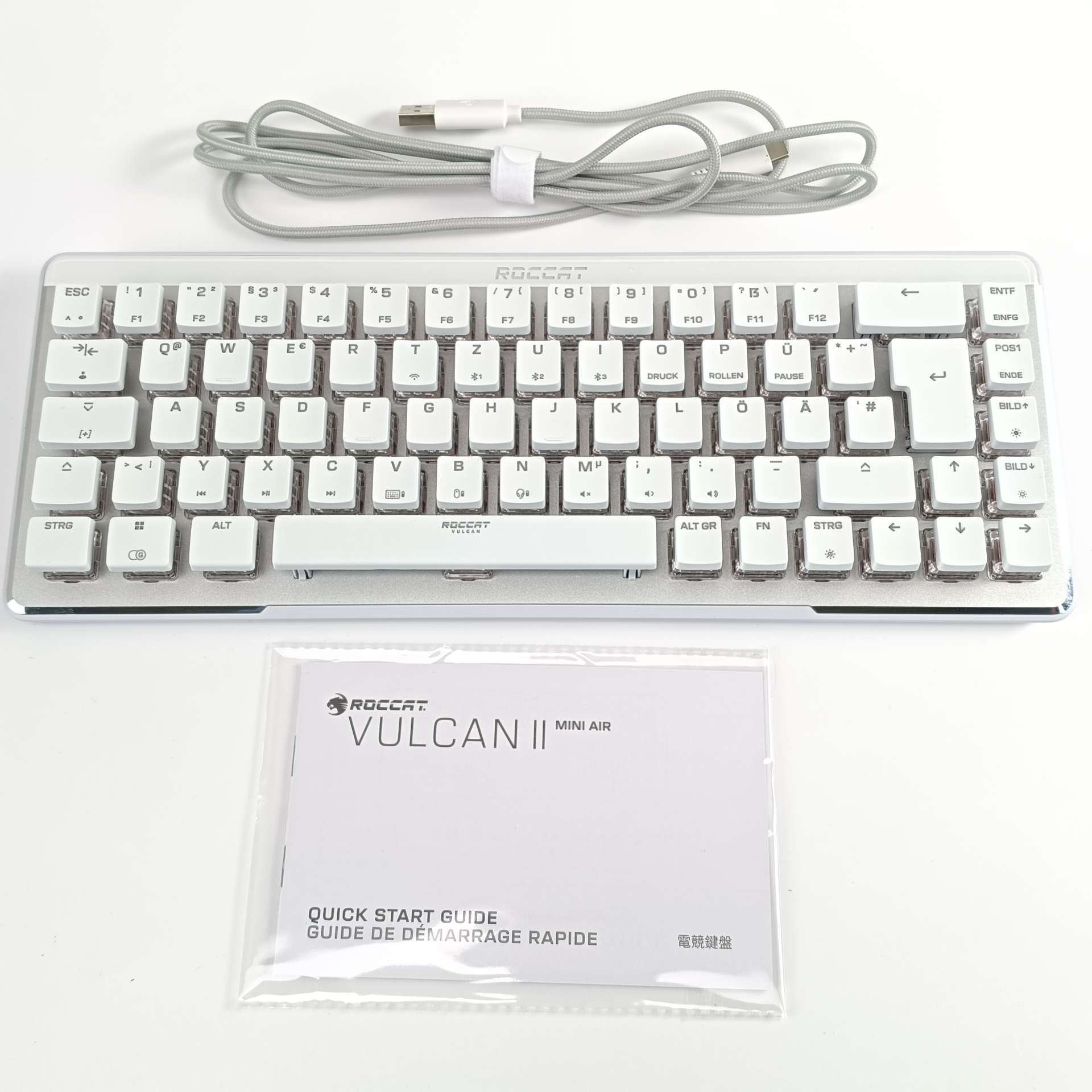 Roccat Vulcan II Mini Air RGB bezprzewodowa mechaniczna klawiat QWERTZ