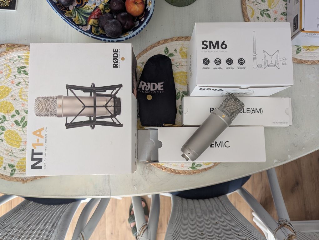 Rode NT1-A oraz Behringer MIC500USB jak nowe.