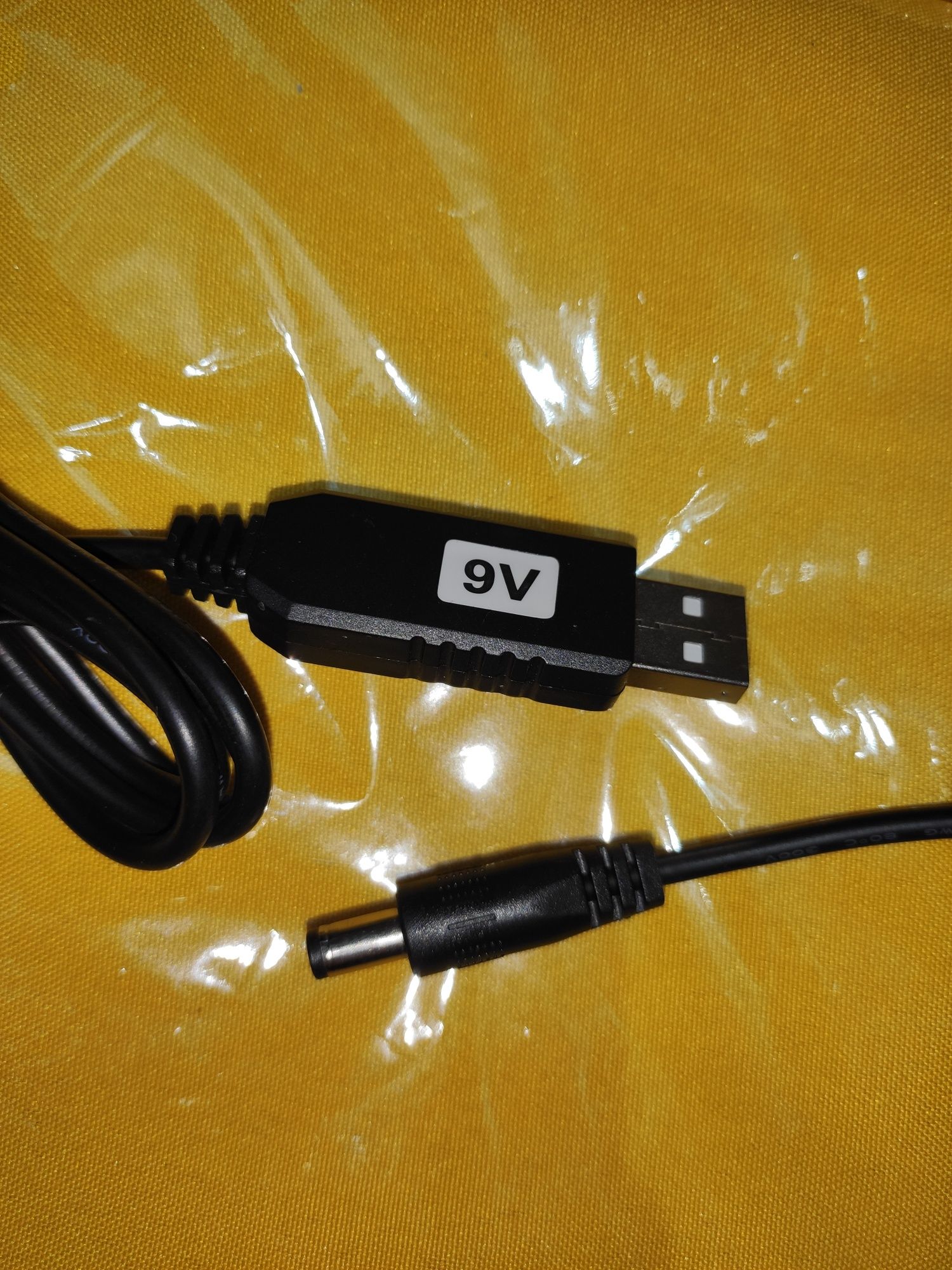 USB - DC 12v. 9v. 5v. 5,5мм повышающий кабель для роутера. юсб дс. Кие