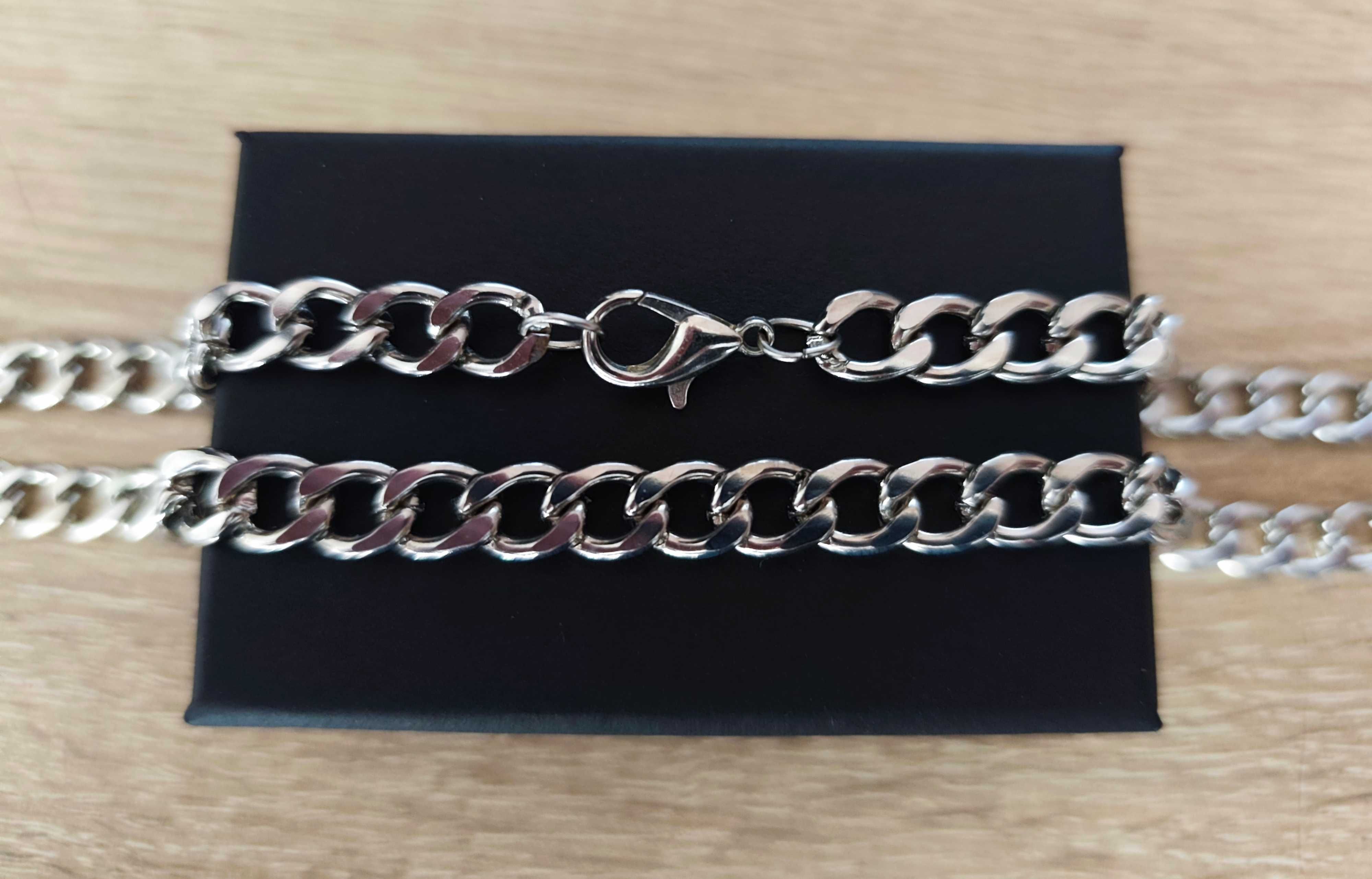Naszyjnik męski , łańcuch gruby 10 mm , 60 cm