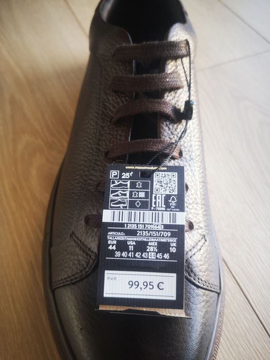 Sapatilhas Pele Massimo Dutti