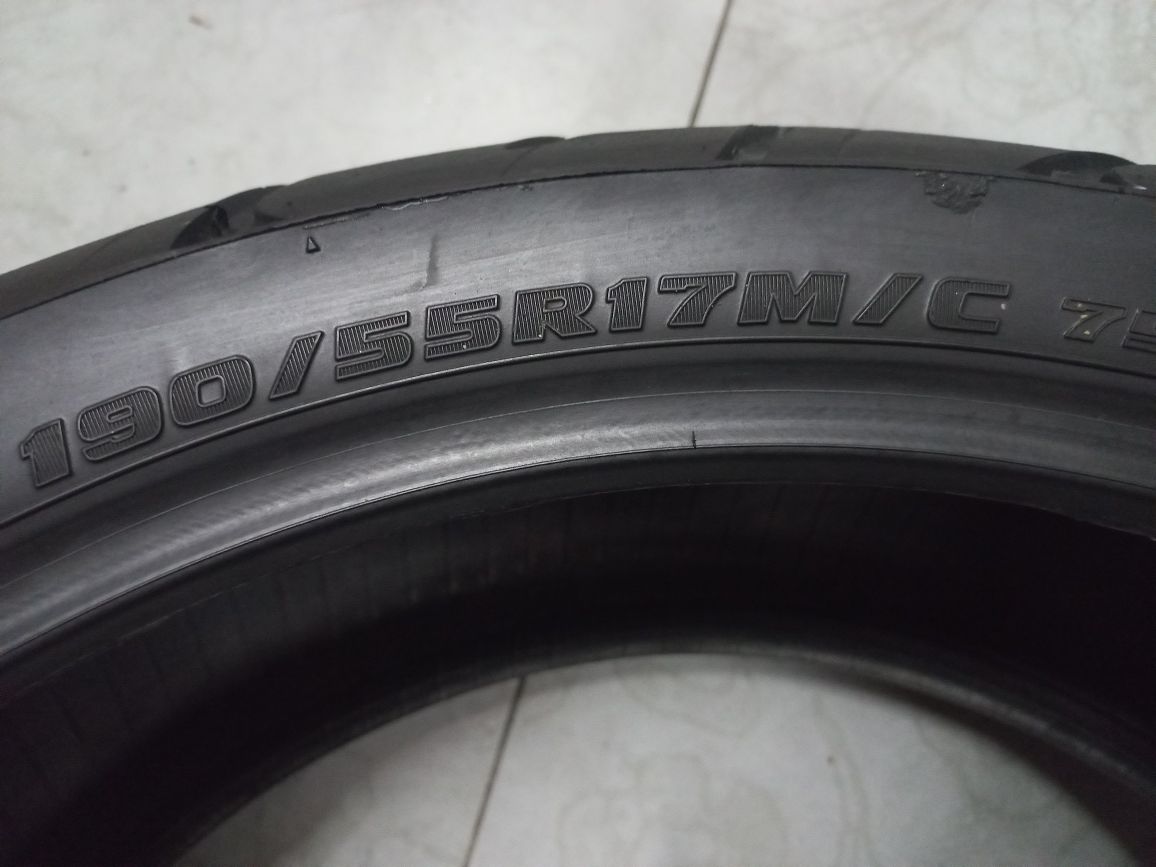 Pneu mota seminovo 190/55/17 Bridgestone battlax adventure, 41