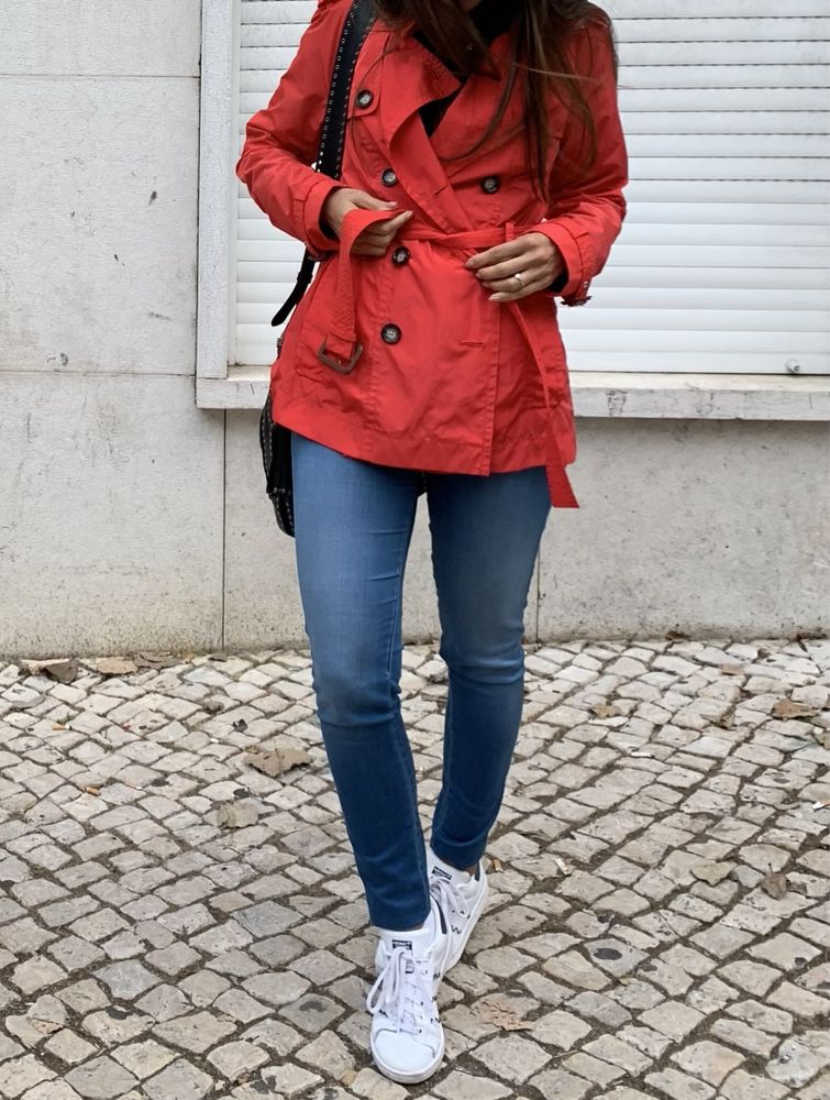 Gabardina Michael Kors vermelho