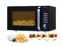 Nowa Kuchenka MIKROFALOWA MPM 20L 700W Czarna Mikrofala - WYPRZEDAŻ