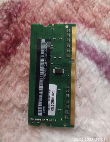 Оперативная память DDR3 SDRAM SODIMM 2Gb PC3-12800 (1600); Apacer (76.