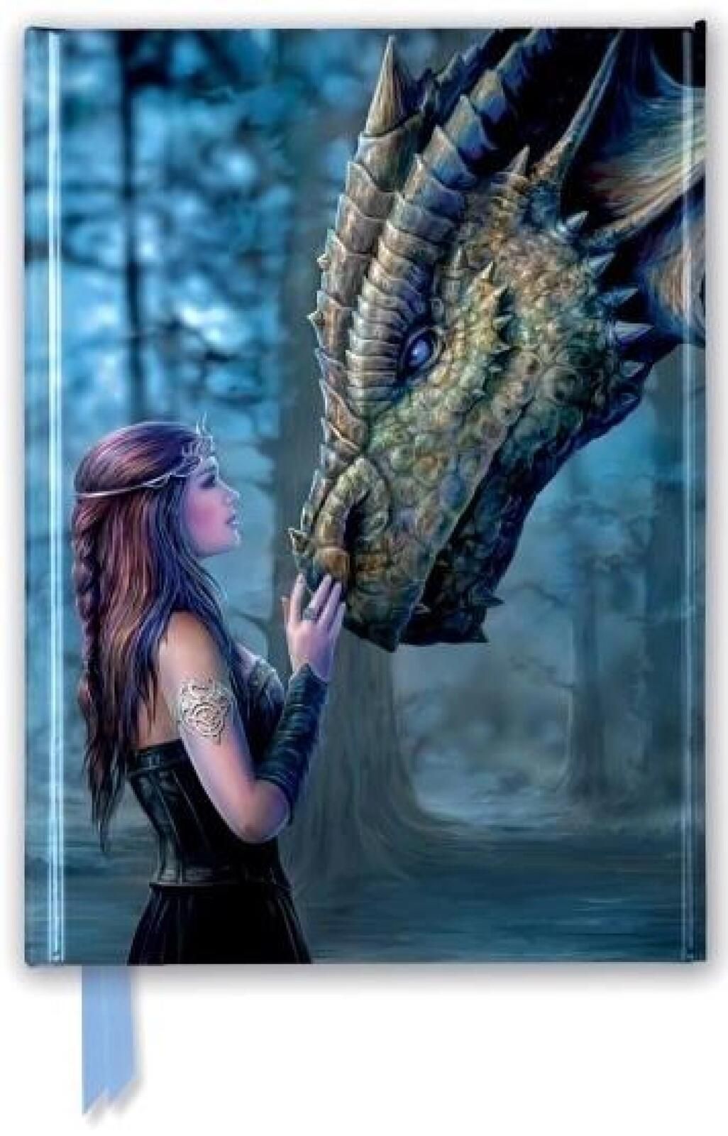 Notatnik A5 linia Tw Dawno, dawno temu Anne Stokes Flame Tree twarda,