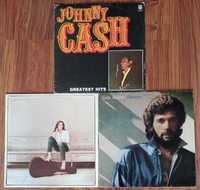 3 szt. Country , Eddie Rabbitt , Emmylou Harris , Johnny Cash