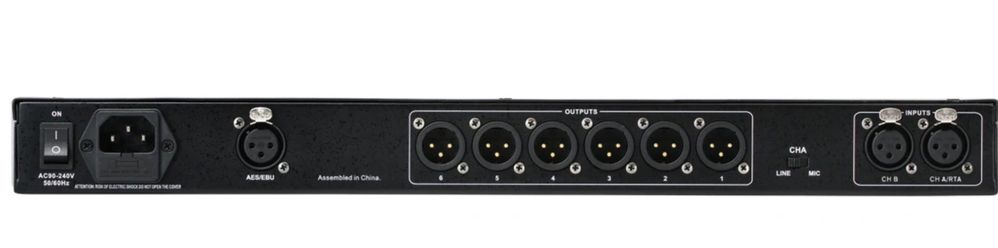 Procesor dźwięku crossover zwrornica phonic i2600 usb S/PDIF