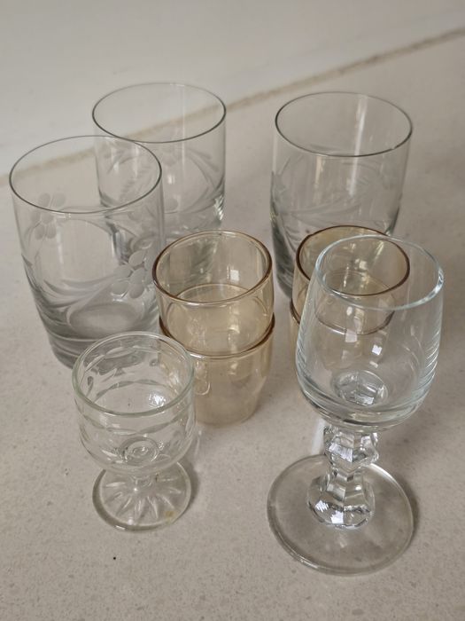 Komplet kieliszki literatki