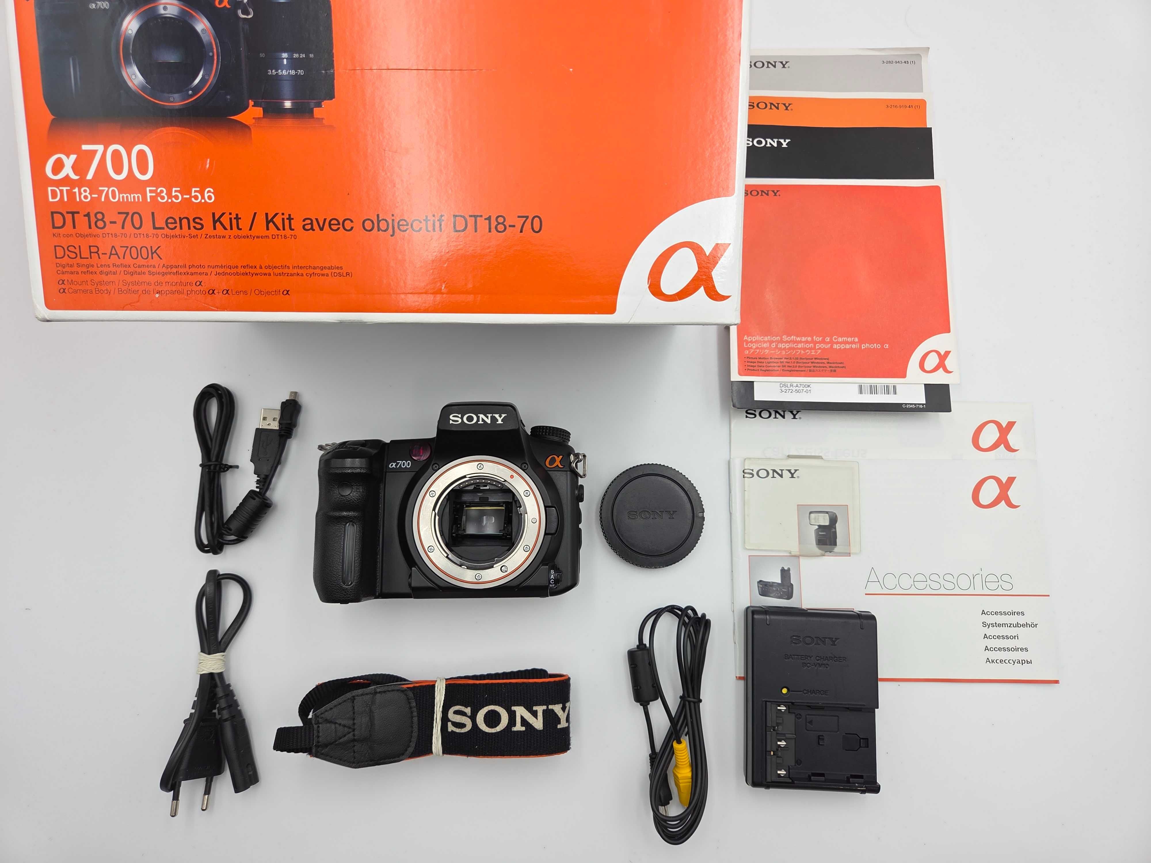 .Aparat Sony A700 body - świetna lustrzanka - szybki i precyzyjny