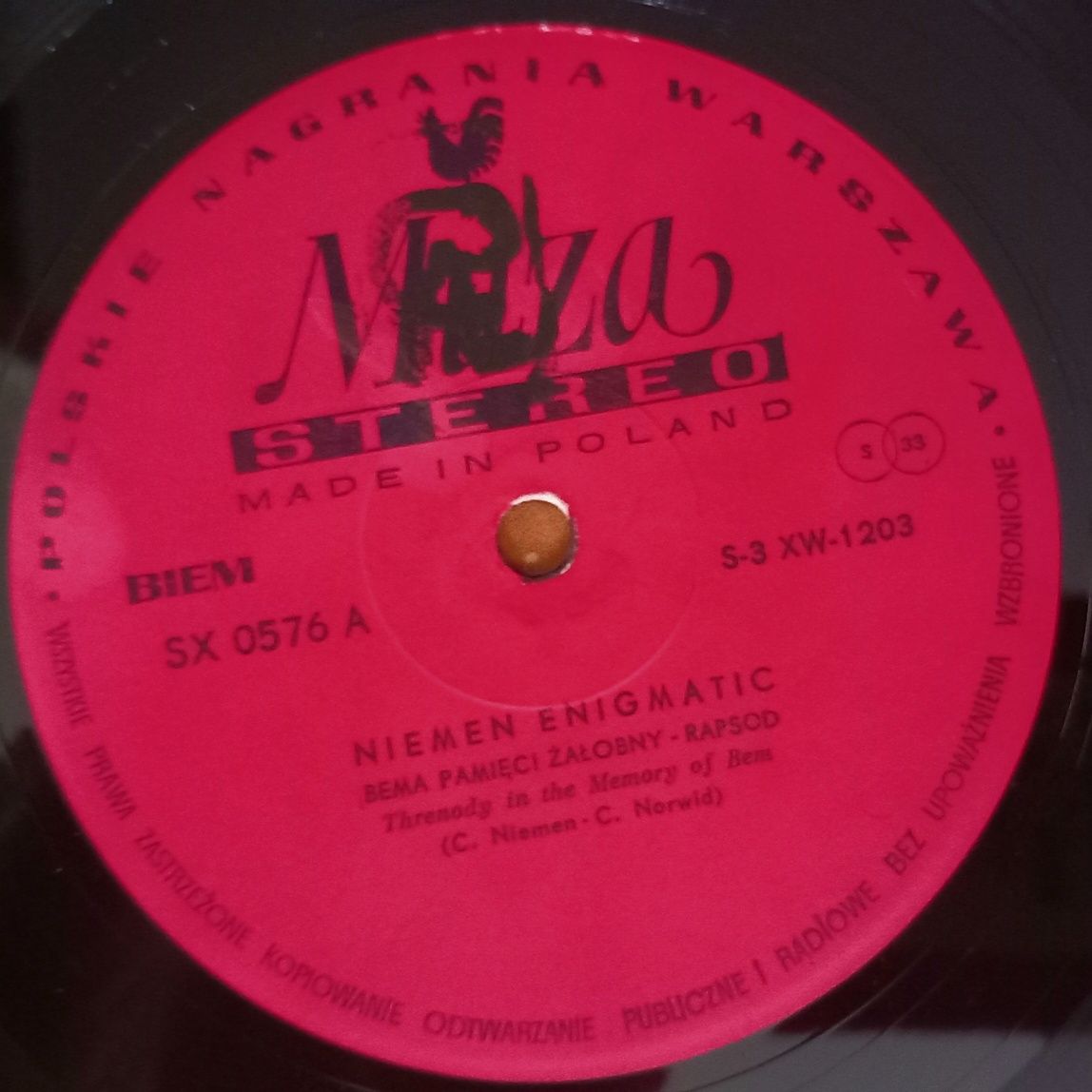 Niemen Enigmatic LP Winyl Album Stereo 1970 VG+