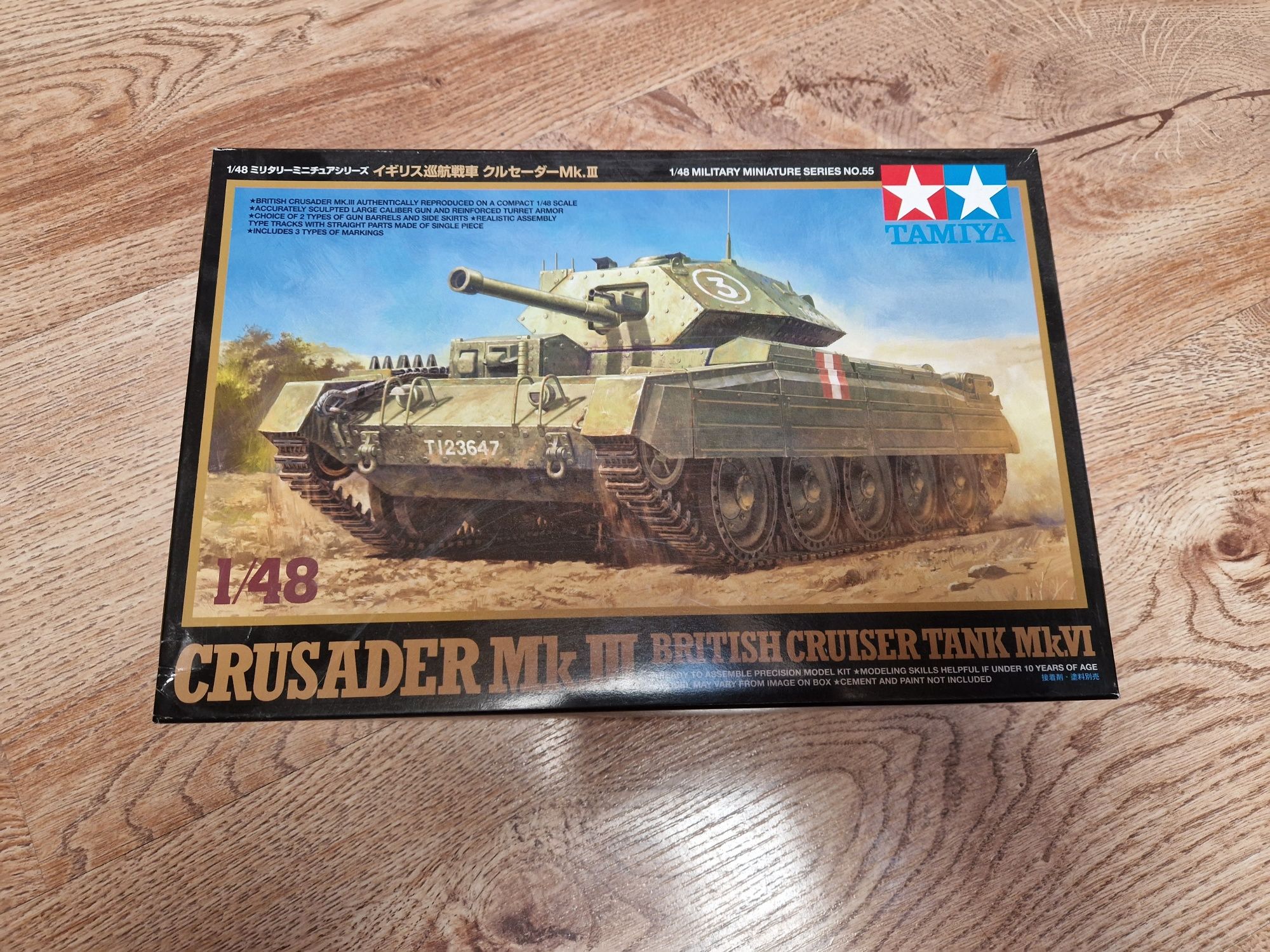 Tamiya 1:48 Crusader Mk.III - BRITISH CRUISER TANK