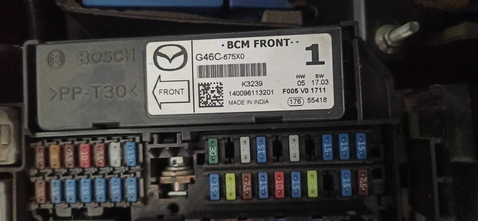 Блок управления BCM FRONT G46C-675X0-MAZDA-CX-5 2008 г.