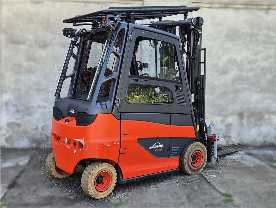Linde E20/600 • 2020r • TRIPLEX • 4 sekcje • wózek widłowy E25 leasing