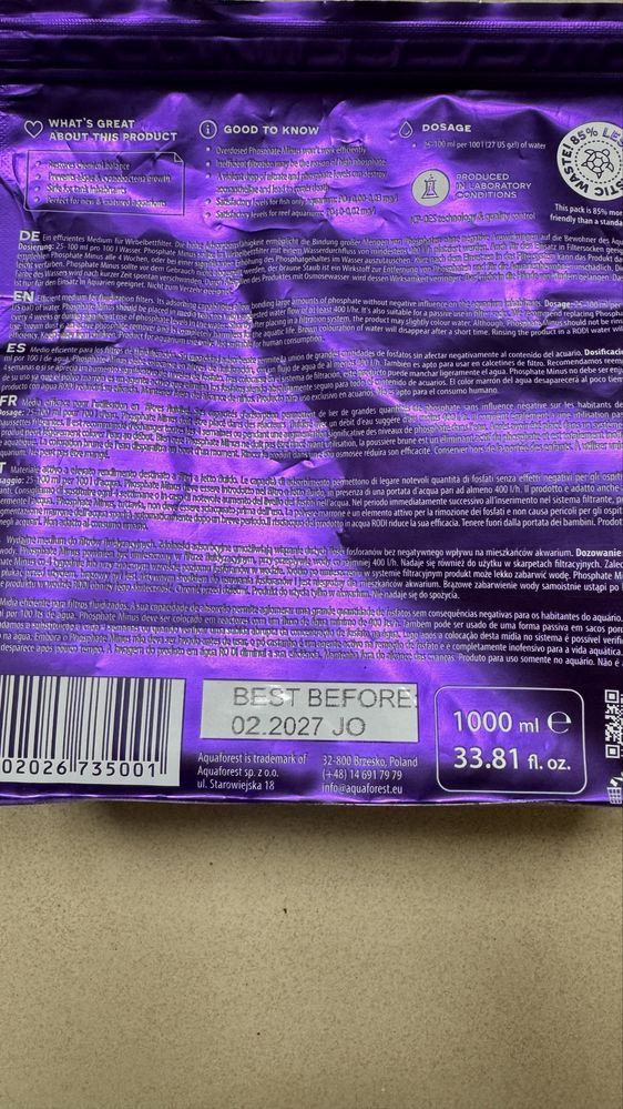 Aquaforest Phosphate Minus