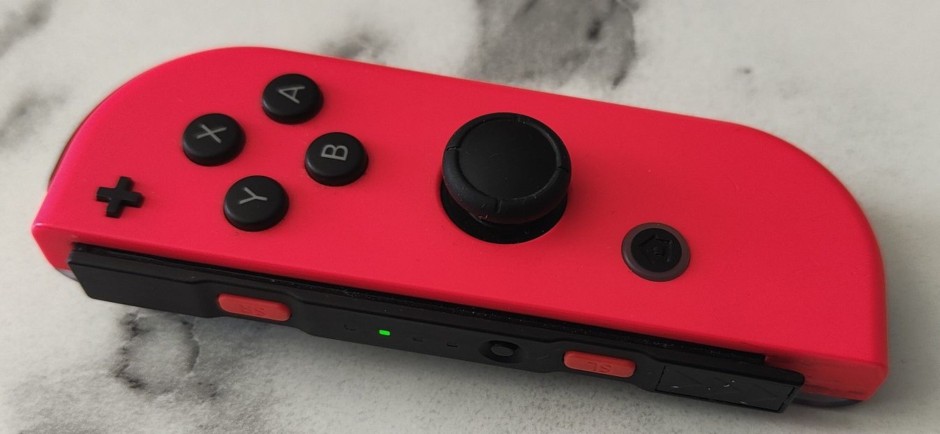 Pad, Kontroler Joy-Con czerwony / przezroczysty prawy, Nintendo Switch