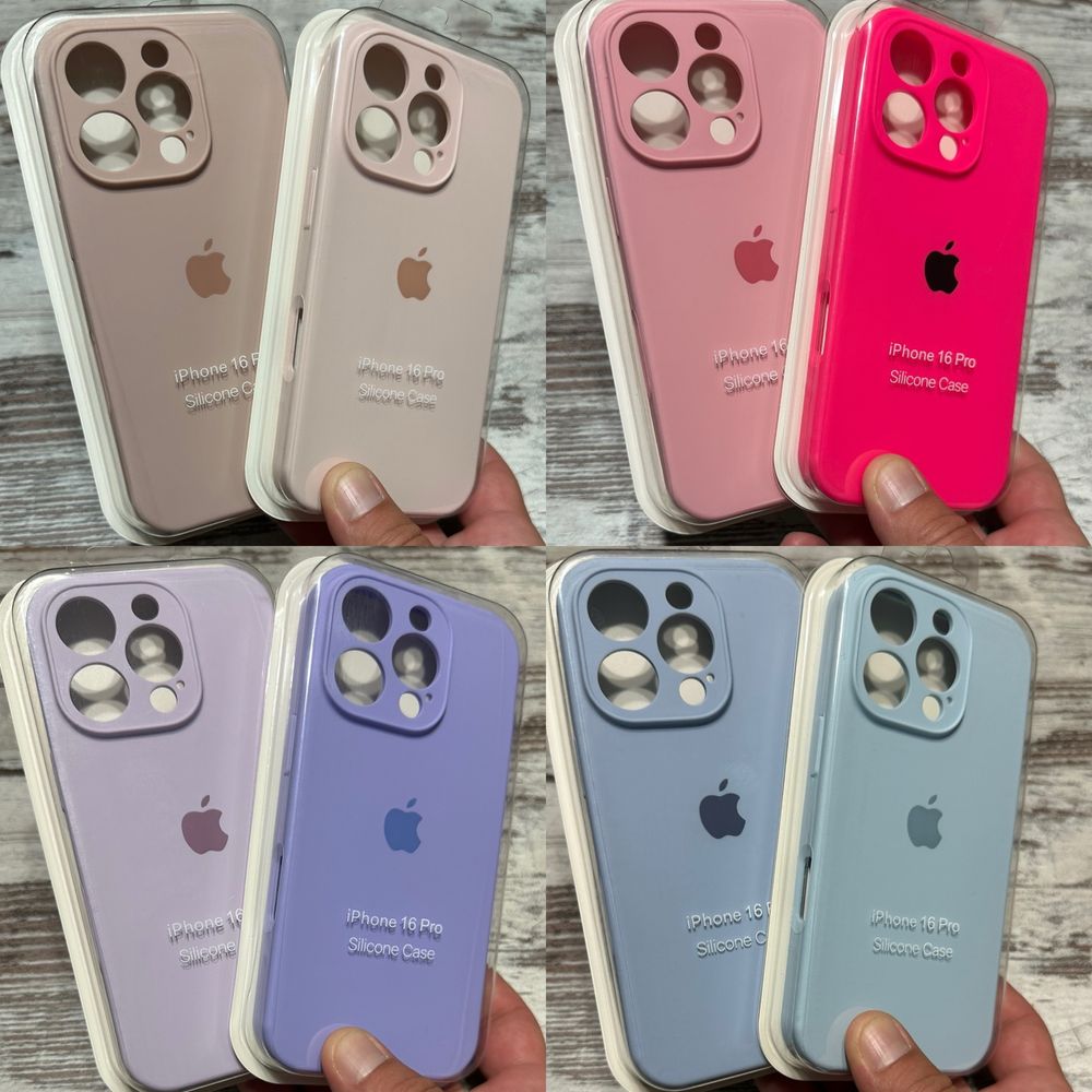 Чехол Iphone 16 pro silicon case full микрофибра айфон 16 про чехлы
