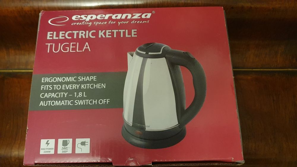 Czajnik elektryczny Esperanza Tuegla NOWY!