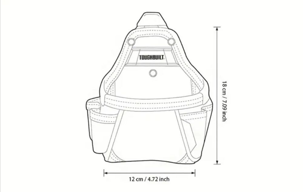 Кобура Toughbuilt підсумок подсумок держатель сумка на пояс