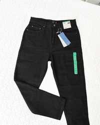 Czarne jeansy mom slim z wysokim stanem Sinsay 42 XL / 40 L