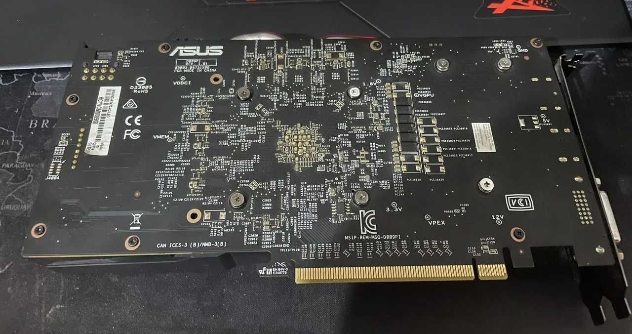 Видеокарта asus RX 470 4GB - DVI обслужена Гарантия