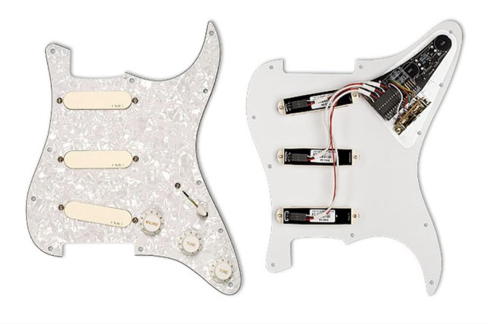 Set Completo de Pickups EMG DG20 David Gilmour Ivory/White Pearl