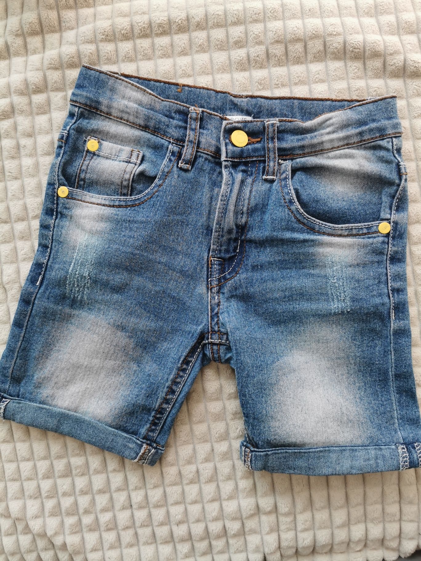 Spodenki szorty jeansowe r. 116