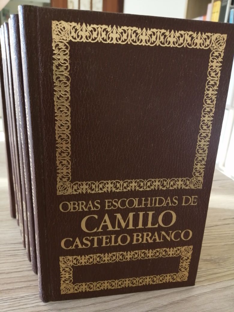 8 Livros "Obras Escolhidas de Camilo Castelo Branco" I a VIII - 1981