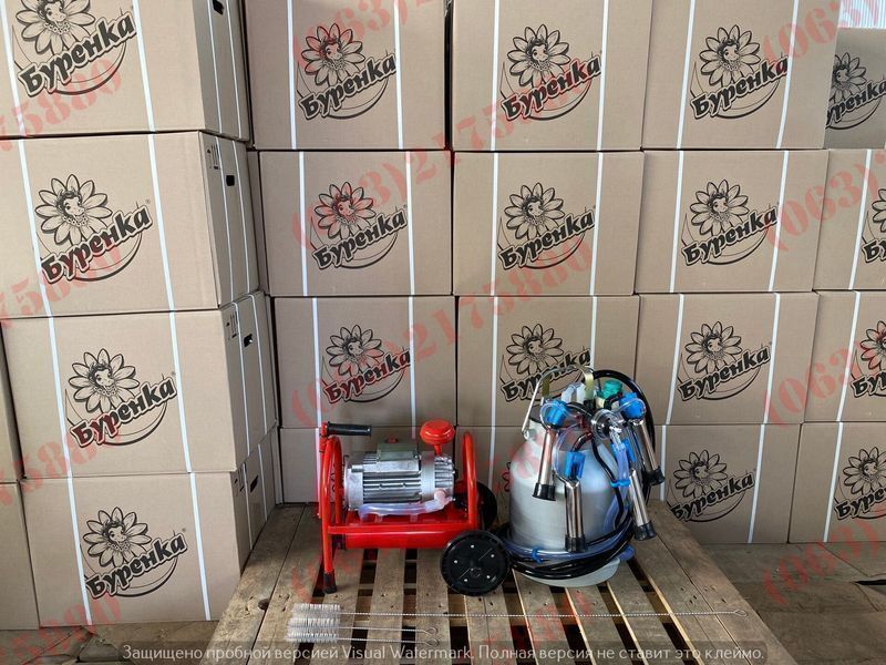 Доїльний апарат "Буренка-1 нержавійка" сухий