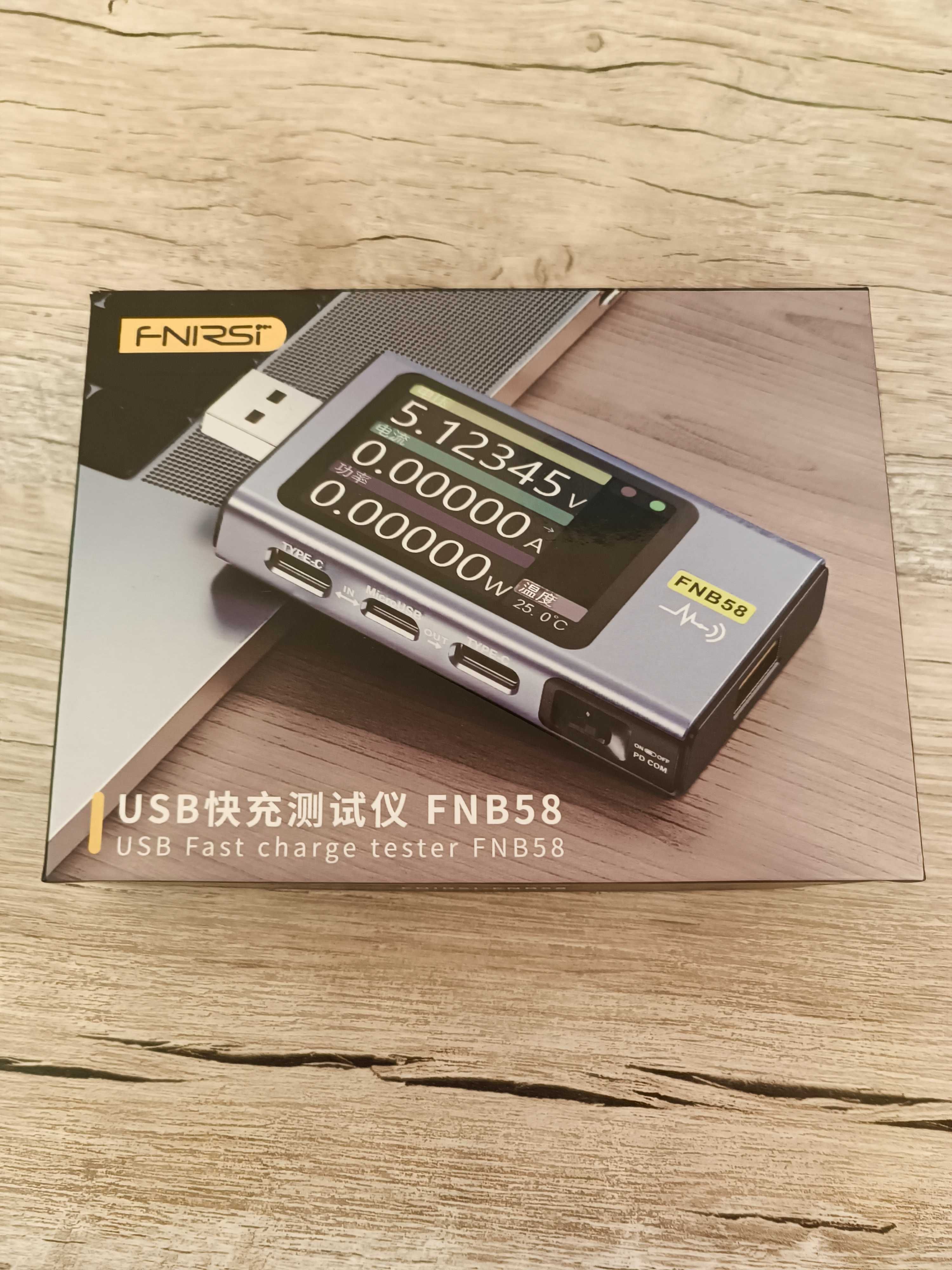 Продам новый USB тестер Fnirsi FNB58