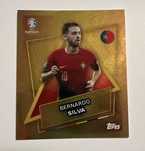 Bernardo Silva Star Player Euro 2024 cromo dourado POR SP