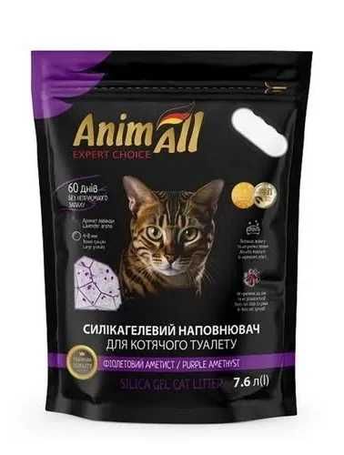 Animall 15л, силикагель наполнитель для котов, Анимал ПРЕМИУМ