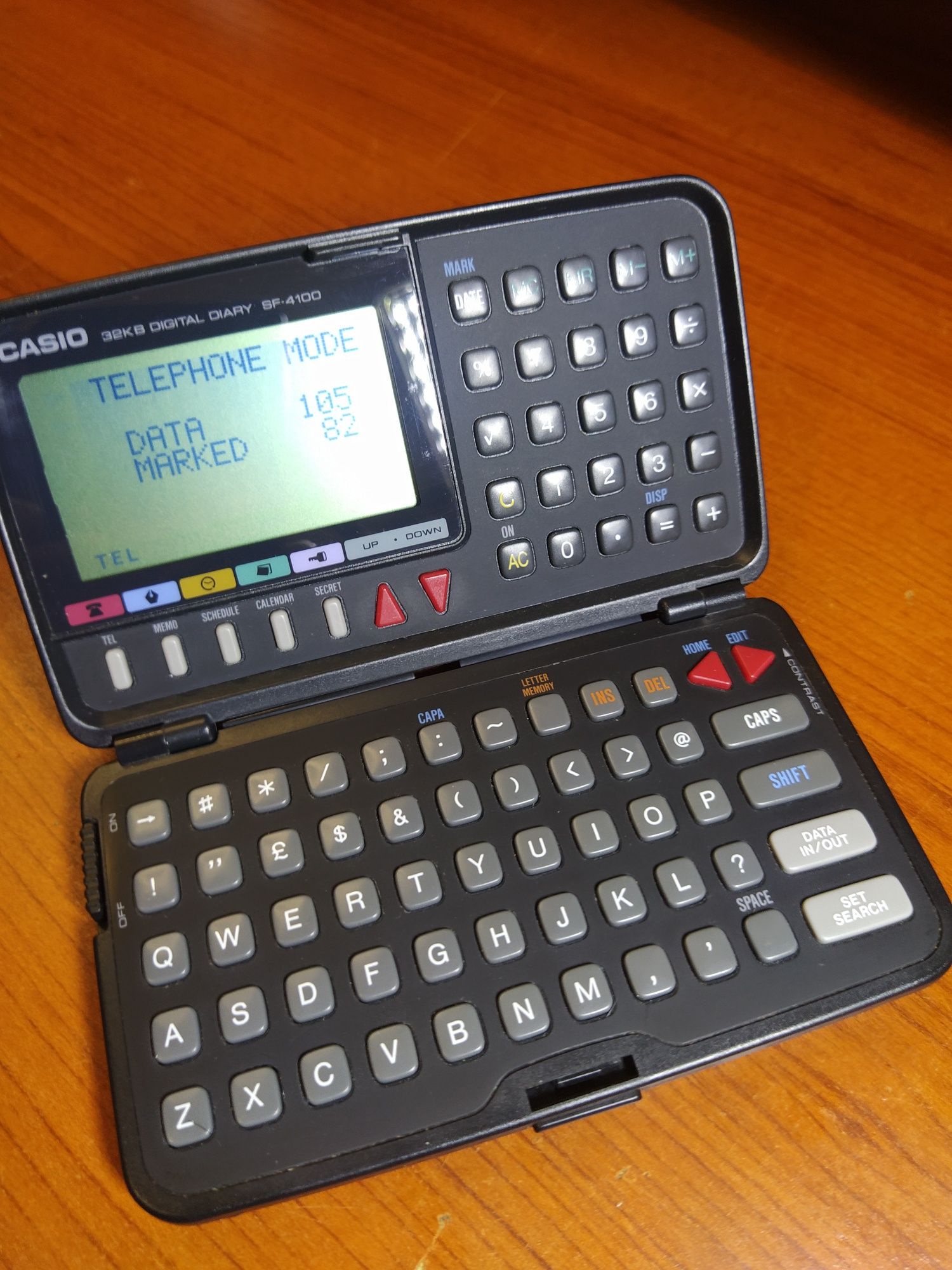 Casio organizer model SF-4100