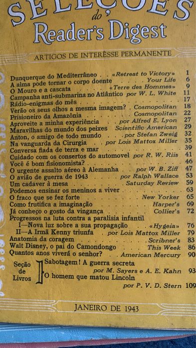 Livros das selecções Reader’s Digest