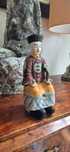 Zabytkowa chińska figurka porcelanowa lata 50 XX sygnowana antyk