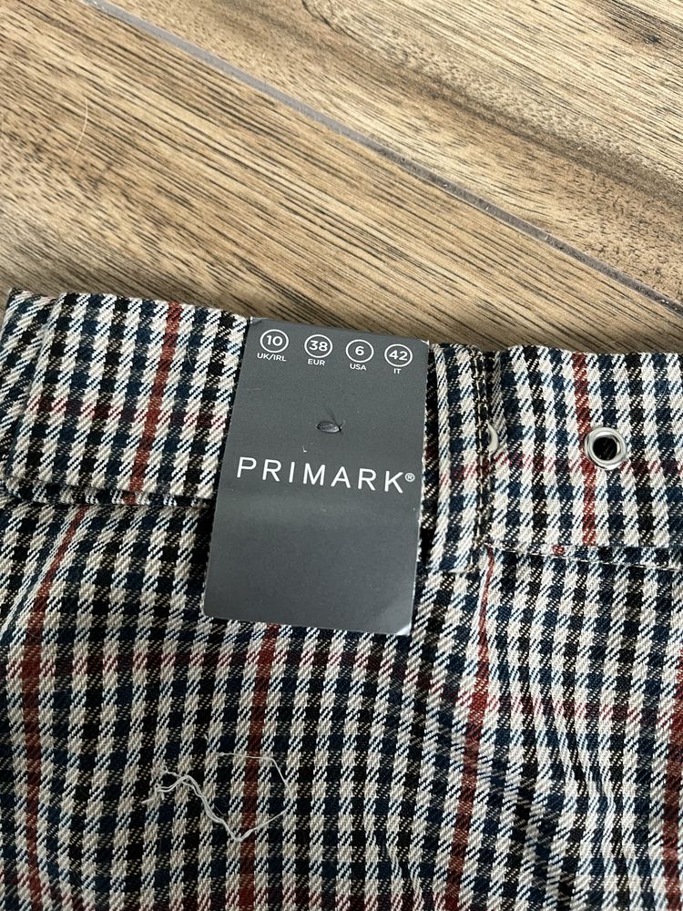 Nowa spódnica mini w krate primark