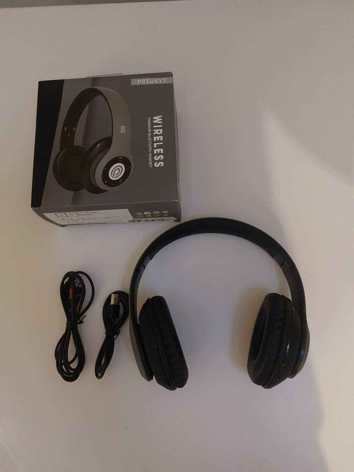 Słuchawki bezprzewodowe nauszne S8