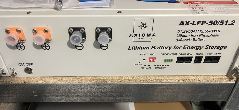 Батарея LiFePo4, AXIOMA