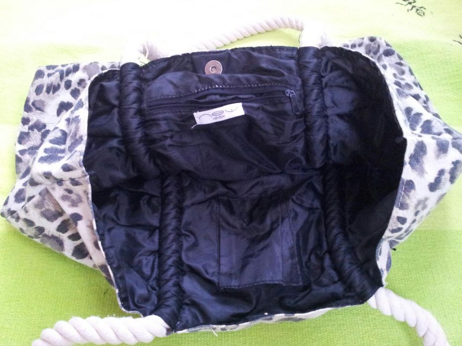 Сумка джинсовая большая