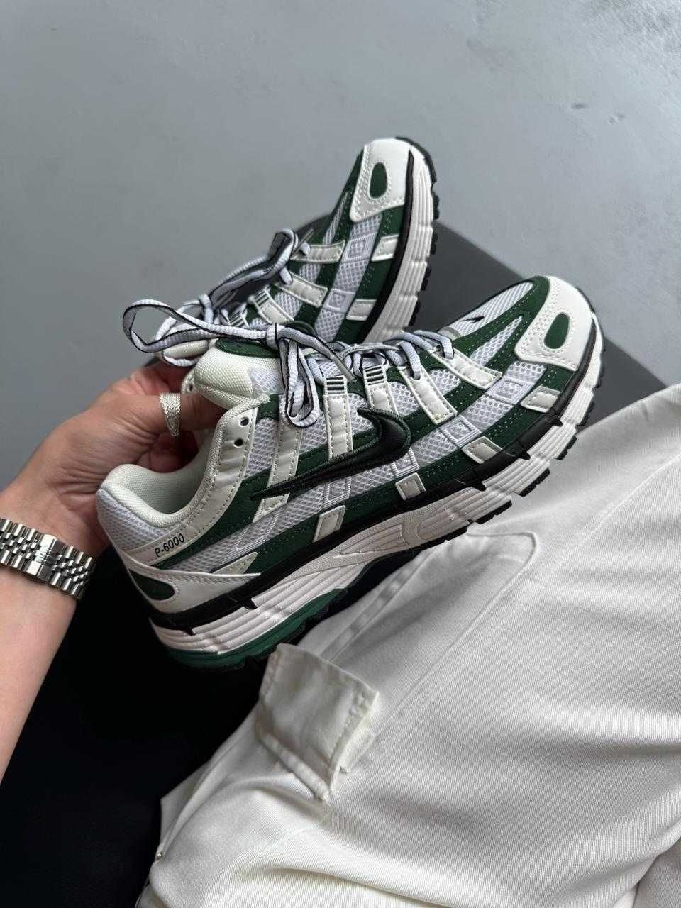 !SALE! Кросівки Nike P-6000 White/Green 36 37 38 39 40 41 42 43 44 45