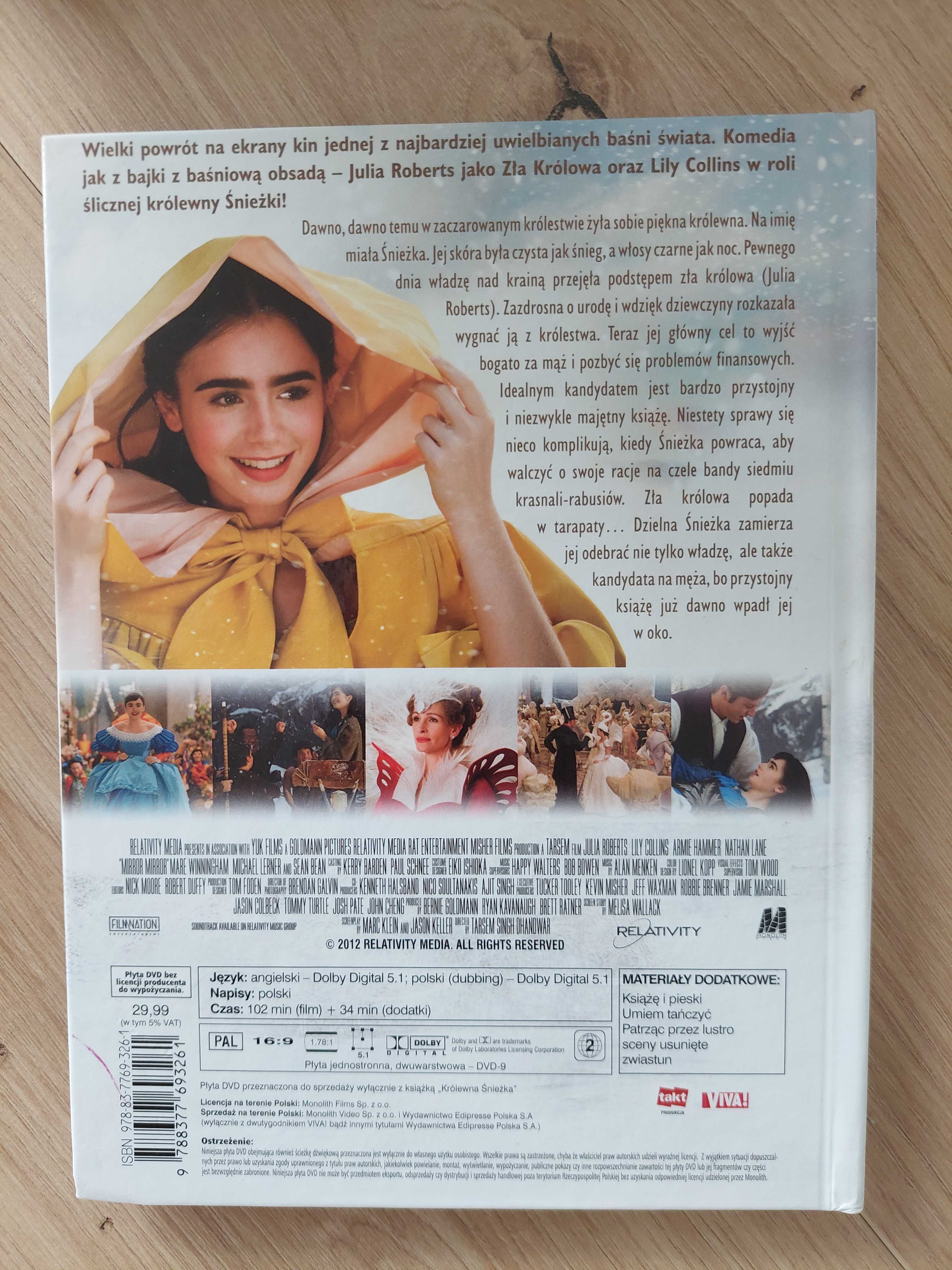 Królewna Śnieżka/książka z filmem na dvd